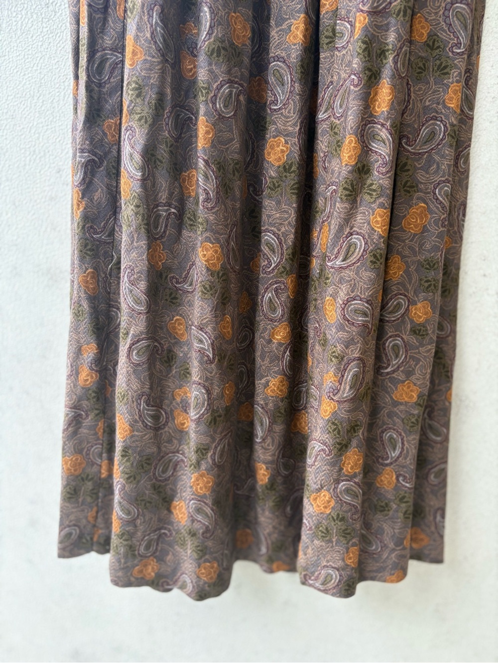NWT Sag Harbor Fall Festival Paisley Belted Midi Skirt S - Picture 7 of 8